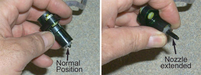 Vacuum Nozzel Position